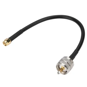 20CM SMA PL259 Male To UHF PL259 Male Straight RF Pigtail Coaxial Cable Line CB - Zdjęcie 1 z 10