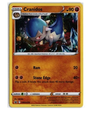 Cranidos SWSH274 Cosmos Holo - SWSH: Sword & Shield Promo Cards - NM - Image 1 of 2