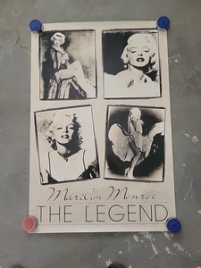 MARILYN MONROE “The Legend” pictures London Vintage Poster Printed In England - Picture 1 of 2