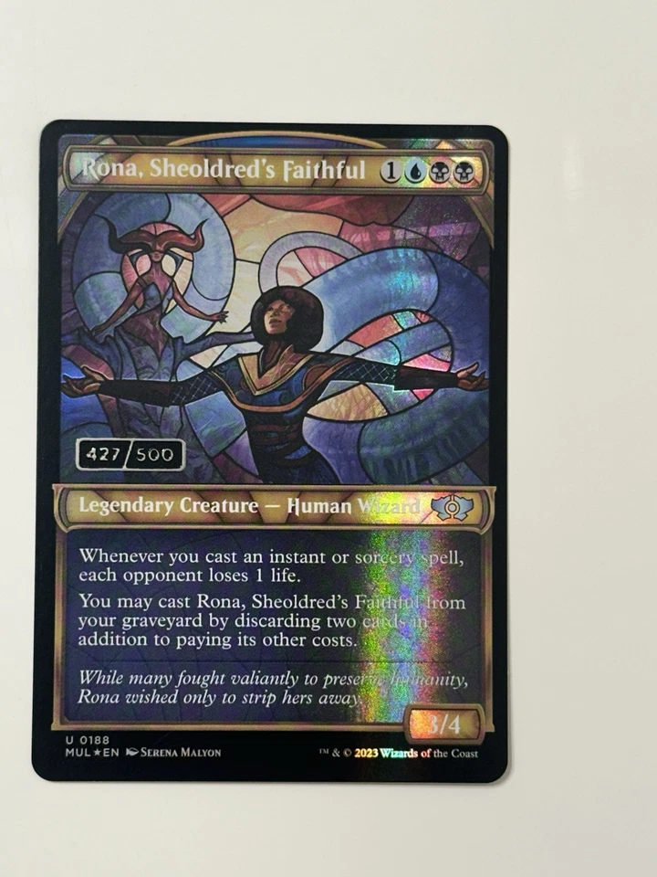 Rona, Sheoldred's Faithful - MTG - Serialized / Serial Numbered 427/500 - NM - Image 1 of 2