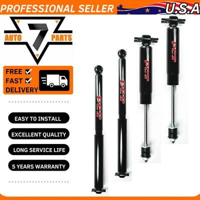 Amortiguadores delanteros y traseros para 88-00 Chevy GMC C1500 2500 3500 2x2 tracción trasera Sierra Silverado Foto 1 de 4