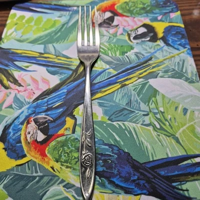 Cubiertos de acero inoxidable Oneida Community MY ROSE - Tenedor de cena 7 1/4" *Elección* Foto 1 de 4