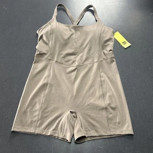 All in Motion Brown Athletic Romper Bodysuit Workout Jumpsuit Active Womens 1XL - Picture 1 of 6