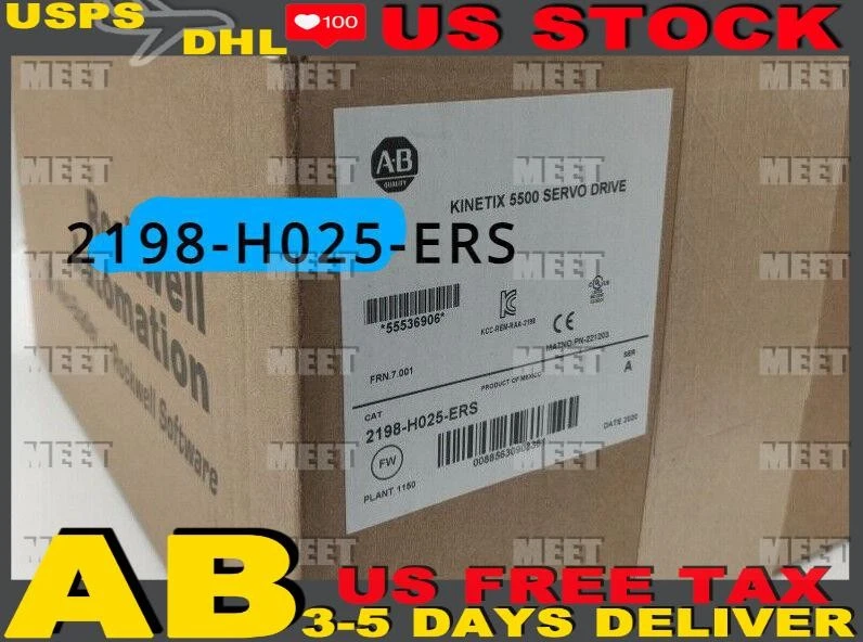 Allen-Bradley Kinetix 5500 20A 3 Phase 190-528VAC Servo Drive (2198-H025-ERS)