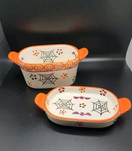 QVC Temp-Tations BOOFETTI Vecchio Mondo 10 Oz Piatto da Forno con Coperchio Halloween  - Foto 1 di 19