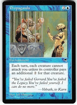 Propaganda U MTG Tempest 80 NM - Image 1 of 2