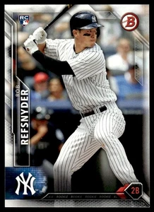 2016 Bowman Rob Refsnyder Rookie New York Yankees #127 - Picture 1 of 2