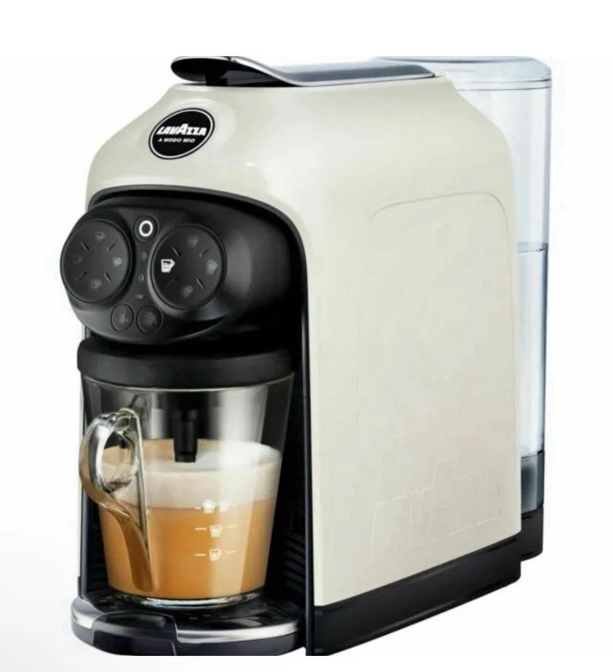 Lavazza A Modo Mio Deséa Kaffeemaschine Creme +70£ Wert Kaffeepads.50% Rabatt - Bild 1 von 1