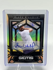 2024 Upper Deck Portfolio #RG-ST Sahith Theegala Black Diamond Rookie Gems /25 - Picture 1 of 2