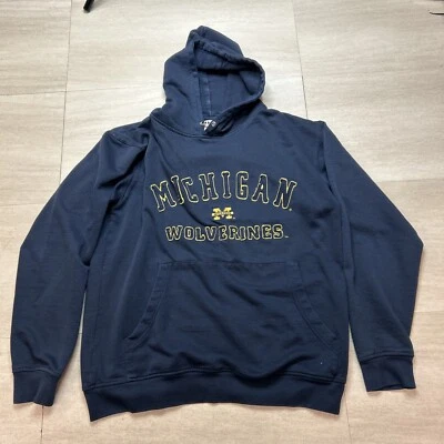 Foot Locker University Michigan Wolverines Hoodie Hooded Sweatshirt NCAA Large - Image 1 of 4