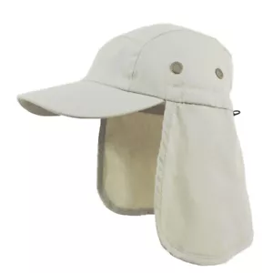 Legión Extranjera BDU Cadete Cuello Largo Con solapa Sombrero Militar Prenda Plana PIEDRA BEIGE Gorra - Imagen 1 de 5