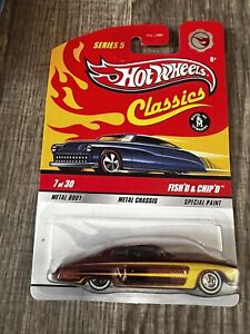 MOC HOT WHEELS 1/64 2005 CLASSICS FISH'D CHIP'D #30 CHASE PAINT REAL RIDERS
