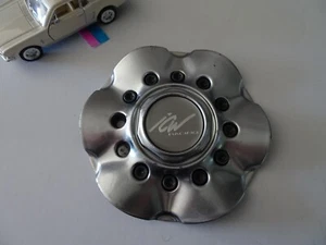 ICW RACING Silver Metal Custom Wheel Center Cap # N/A, 5-3/4" Inches on backside - Picture 1 of 2