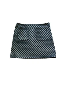 Ann Taylor Loft Sz 16 Argyle A- Line Mini Skirt  Retro Preppy Classic  - Picture 1 of 5