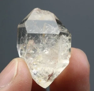 Natural Herkimer Diamond Quartz Crystal Stone Point Rocks Mineral Specimen - Picture 1 of 10