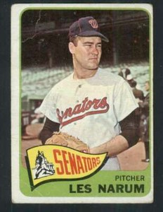 1965 Topps #86 Buster Narum G Senators 68344 