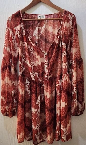 Show Me Your Mumu Sienna Swing Kleid Happy Henna Größe XSmall - Bild 1 von 8