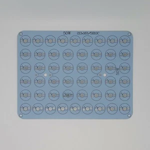 50W Aluminum PCB 213x163mm for High Power LED Lamp Spot Light Bulb 50x1W 50x3W - Picture 1 of 2
