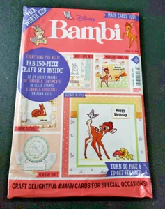 DISNEY Bambi craft magazine # 27 with 130 piece kit Sealed! Brand New! - Foto 1 di 5