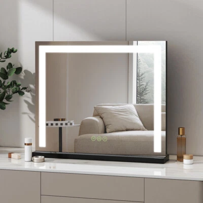 CM02DKB-MK Groß Schminkspiegel mit LED Beleuchtung Dimmbar Hollywood Kosmetikspiegel