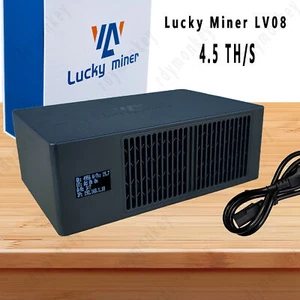 Lucky Miner LV08 BTC Bitcoin Solo Lottery Miner 4.5Th/s NEU OVP kein Nerdminer - Picture 1 of 8