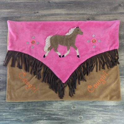 Funda de Almohada Vaquera Caballo Borlas Funda de Almohada Estándar Rosa Marrón 4H 26" x 19" Foto 1 de 4