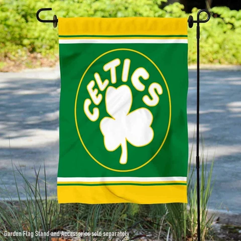 Boston Celtics Vintage Throwback Retro Classics Garden Yard Banner Flag Cover