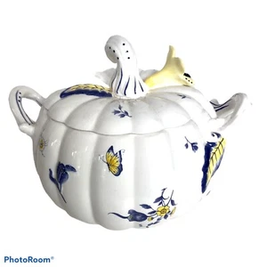 Sopa Spode Imperial Garden azul/blanco/amarillo - Imagen 1 de 5