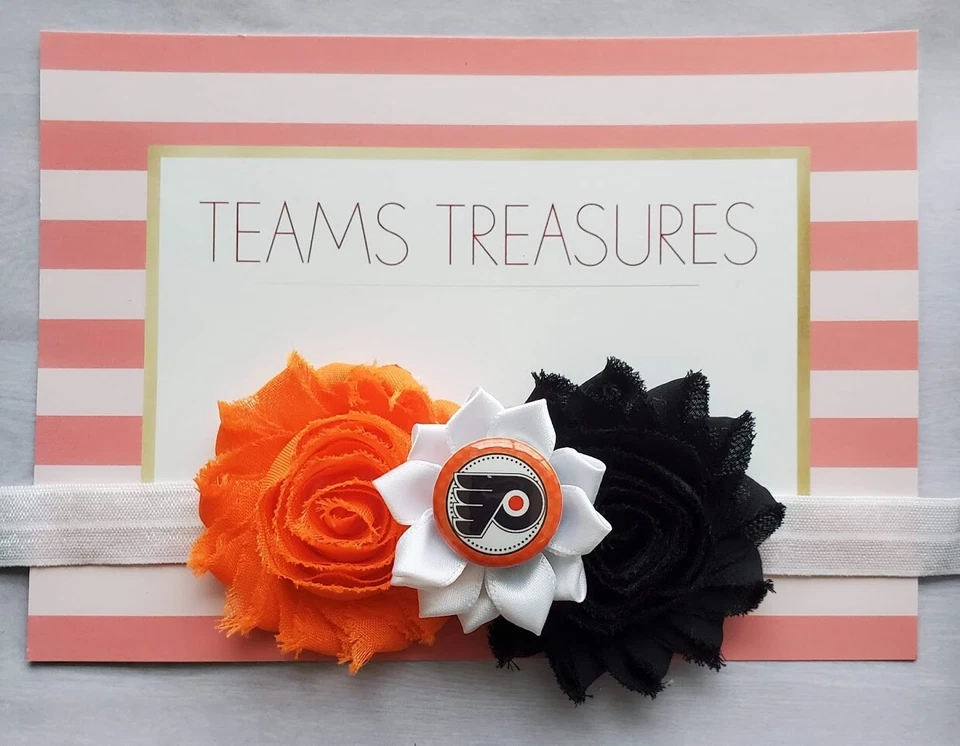 Diadema Flyers Flyers bebé regalo Philadelphia hockey diadema Flyers bebé niña Foto 1 de 1
