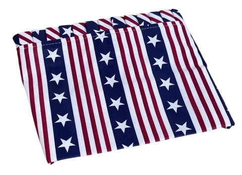 Longaberger Sparkler Basket All American Stars Spangled Stripes Liner Cover