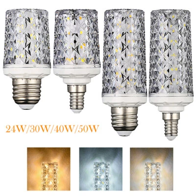 2X 24w 30w 40w 50w Led Bulb 110v Lights 220v Bulbs Cool White Light E14 110volts - Image 1 of 4