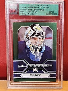 2012-13 ITG Ultimate Memorabilia 12TH Edition Emerald /60 Marc Andre Fleury 05