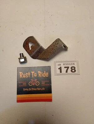 Vintage Bicycle Fork Lamp Bracket With Bolt #178 - Image 1 of 4