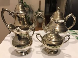 Vintage Silver Plated/EPNS 4 Piece Tea & Coffee Set ❤️❤️❤️