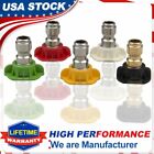 5X High Pressure Washer Spray Nozzle Tips Jet 1/4" Quick Connect 2.5GPM Car Wash