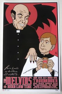 Póster de concierto de The Melvins 2002 The Troubadour Hollywood - Imagen 1 de 2