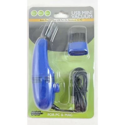 USB Mini Computer Vacuum Laptop Keyboard Brush Dust Cleaning Kit PC MAC - Image 1 of 2