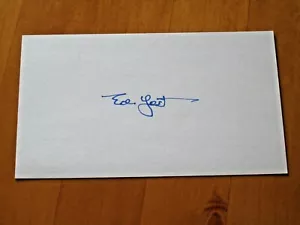 Eddie Yost signed Washington Senators MLB Index Card JSA Ed - Picture 1 of 2