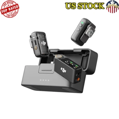 Wireless Noise Cancelling Lavalier Microphone Internal Recording 32-bit Float - Image 1 of 4