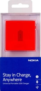 Cargador Oficial NOKIA - Cargador Inteligente Portátil Universal - ROJO - Imagen 1 de 10