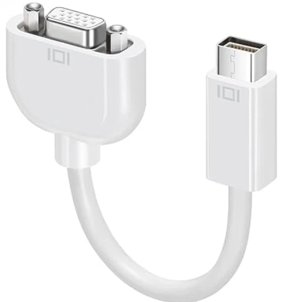 Mini DVI to VGA Connect Cable for iMac (Intel Core Duo) MacBook 12'' PowerBookG4 - Image 1 of 1