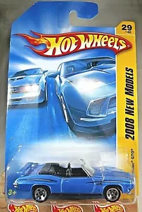 2008 Hot Wheels #29 New Models 29/40 '70 PONTIAC GTO Blue Variation w/Chrome5Sp - Picture 1 of 5
