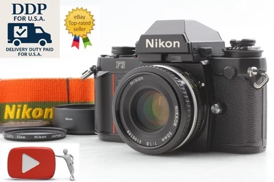 Lente con correa [casi como nueva+++] Nikon F3 cámara fotográfica Ais Ai-s 50 mm f/1,8 de JAPÓN Foto 1 de 4