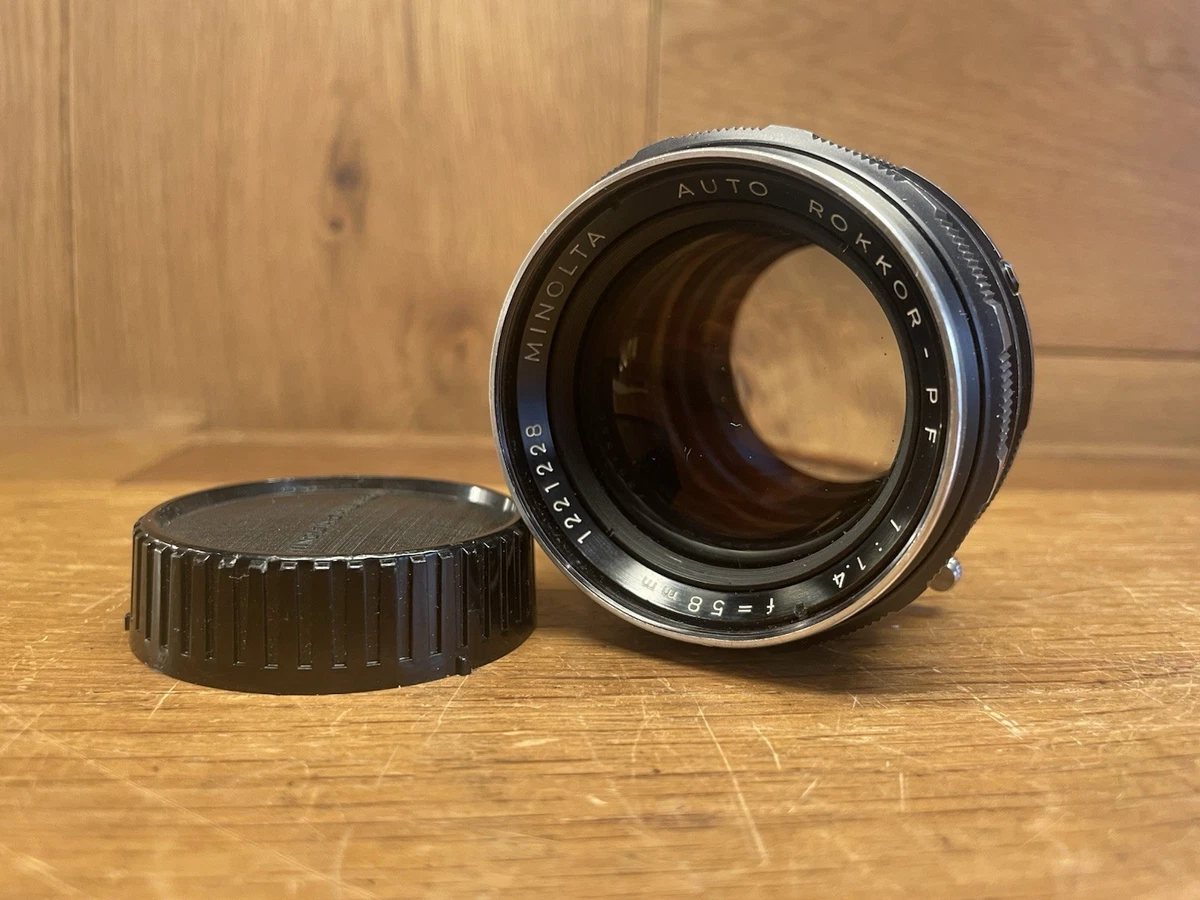 Minolta f/1.4 Lenses 58mm Focal for sale | eBay