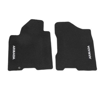 NEW OEM Nissan 2008-2015 Armada Carpet Floor Mats Black 2nd Row 999E2-2U000BK - Image 1 of 4