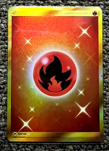ENERGY 167/147 HOLO FIRE ENERGY SM-BURNING SHADOWS GOLD SECRET POKEMON CARD NM - Picture 1 of 2