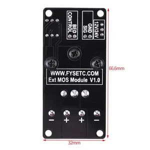30A Strom Heizung Controller MKS MOSFET MOS Modul Für Wärme Bett Extruder❀ - Afbeelding 1 van 22