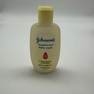 Johnson's Baby Kopf-zu-Zehen-Wasche frei von Farbstoffen, 4 flüssige Unzen eingestellt 2004 Formel - Bild 1 von 5