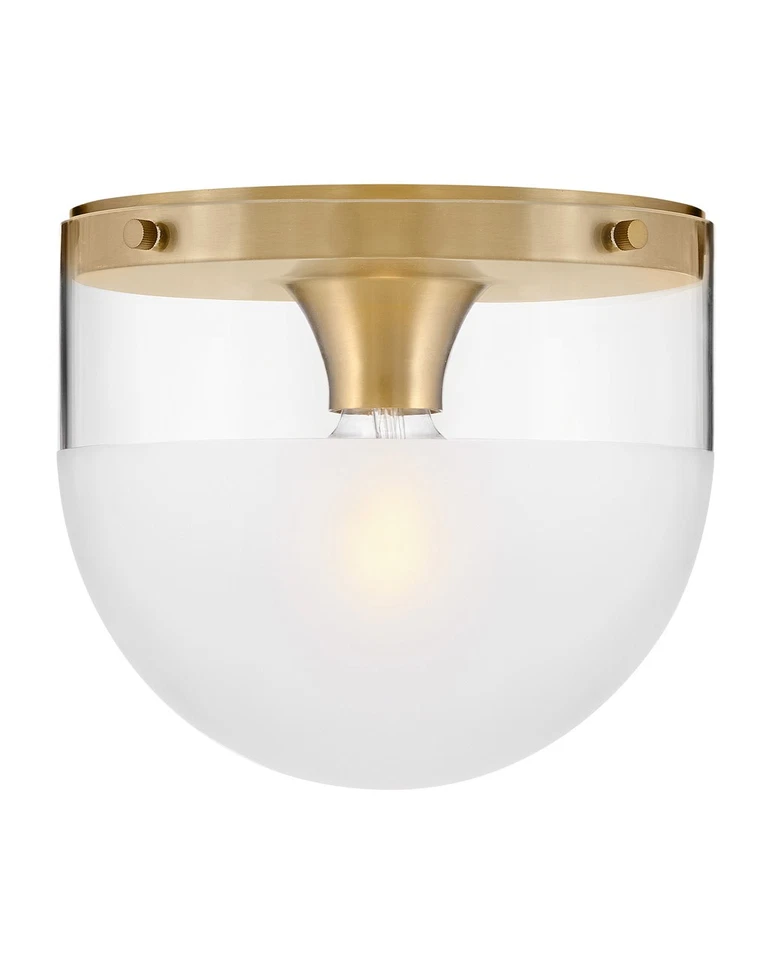 Hinkley Lighting 32081 Beck 9"W Flush Mount Bowl Ceiling Fixture - Brass - Image 1 of 1