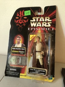 Star Wars Episode I Die dunkle Bedrohung Sammlung 1 Obi-Wan Kenobi -beschädigte Karte - Bild 1 von 4